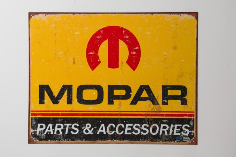 Vintage auto truck metal tin sign  mopar muscle car hot rod classic race 0109