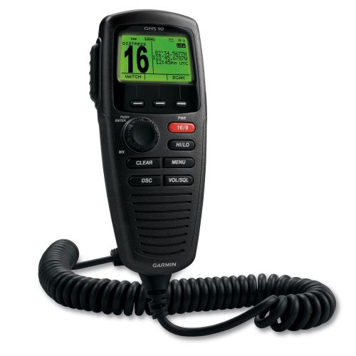 Garmin 010-11187-10 ghs� 10 wired vhf handset - black