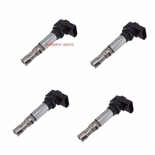 4pcs set ignition coils for vw beetle golf jetta passat audi 1.4fsi 1.6