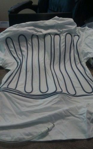 White short sleeve racing coolshirt/port-a-cool system