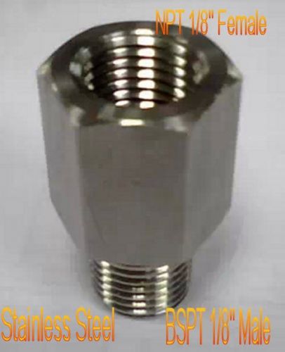 Bspt male to npt female 1/8" adapter turbo oil pressure sensor gauge fuel gas 2z