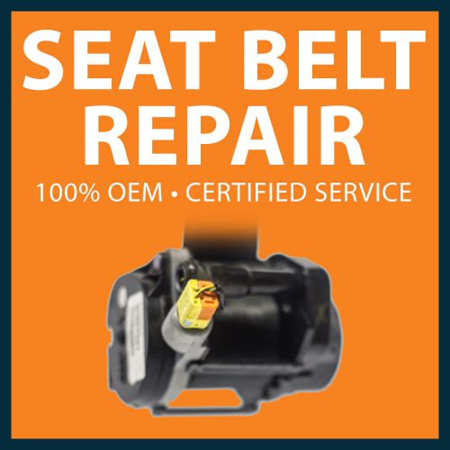 All infiniti seat belt repair pretensioner rebuild reset recharge service
