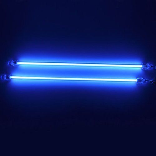 Purchase DUAL 6" BLUE STICK NEON LIGHT TUBE INTERIOR UNDERCAR UNDERBODY