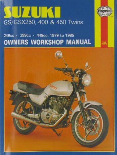 Haynes repair manual gs250/450 suzuki gs450e gs450s gs450t gs450ga gs450l/tx