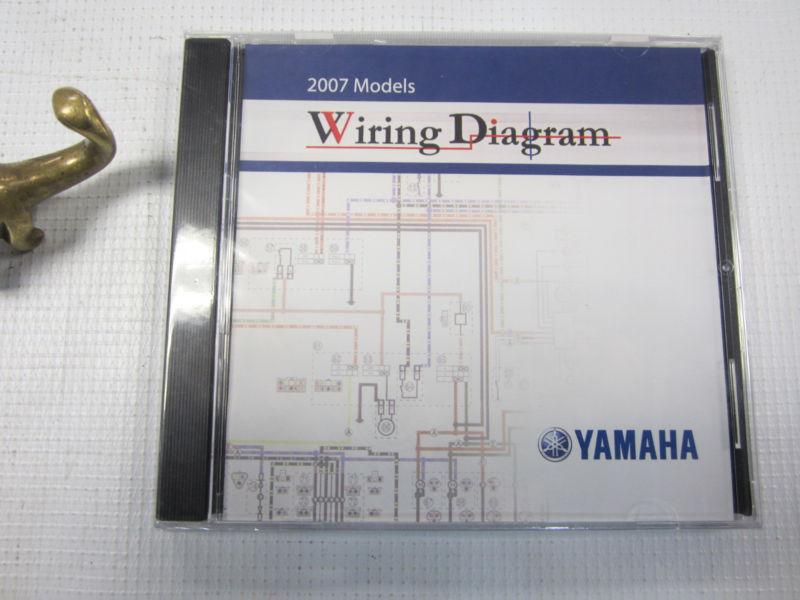Yamaha wiring diagrams 2007 models cd new