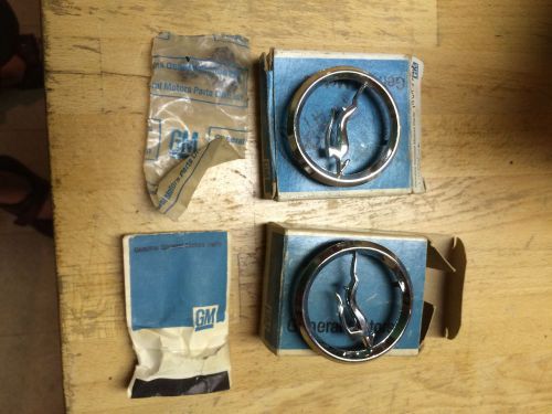 1967 67 impala  quarter panel emblem gm in the box nos