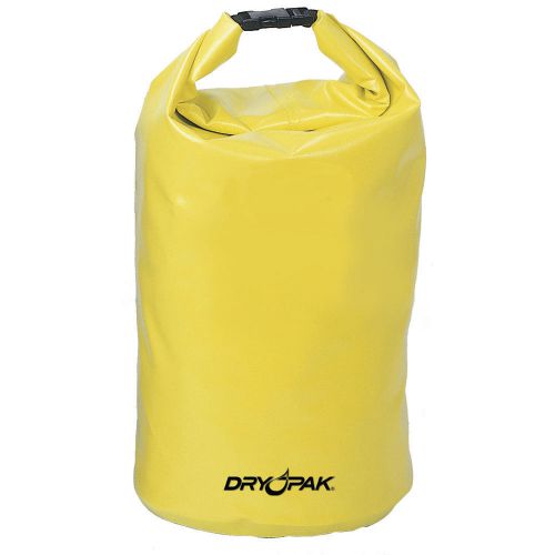 Dry pak roll top dry gear bag - 9-1/2" x 16" - yellow