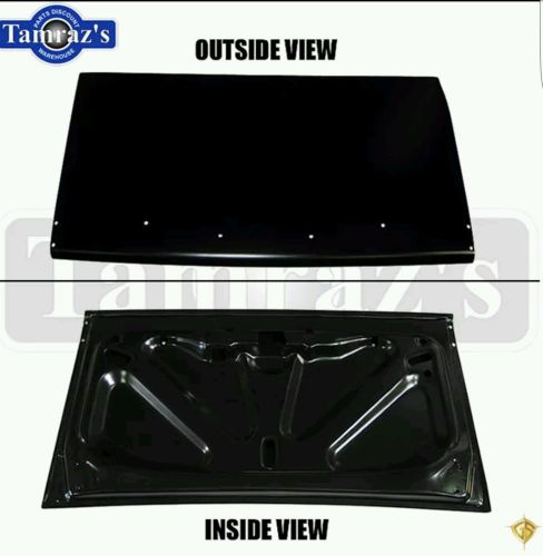 70-81 f-body rear trunk deck lid with pre-drilled spoiler holes  -  new tooling