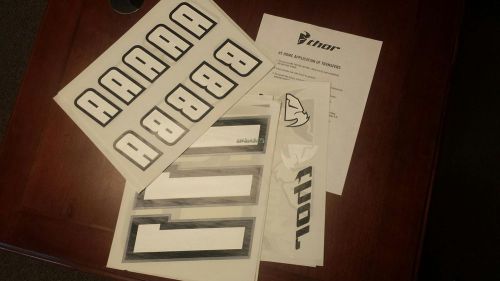 Thor number and letter transfers