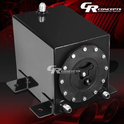 1 gallon lightweight black coated aluminum gas fuel cell tank+level sender+foam