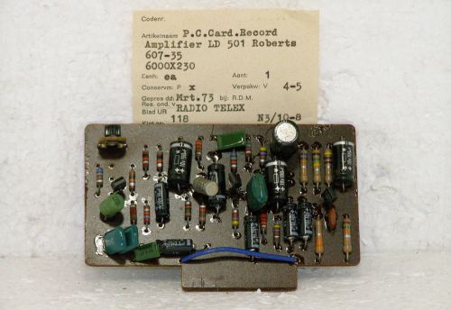 Akai oem p.c. card record amplifier ld-501 roberts p/n 607-35 marine comm. nos