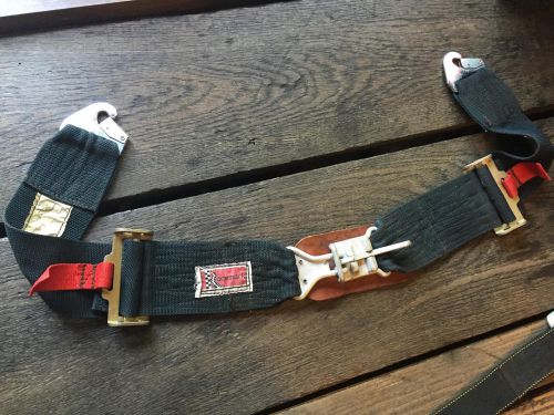 Racemark racing harness latch clip-in lap belt - floor mount