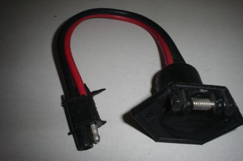 Trolling motor plug connector female  8 gauge  2 wire  12-24volt