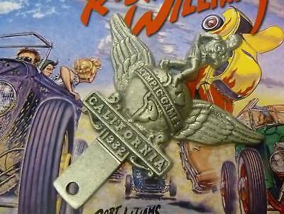 1932 olympics license plate topper vtg style rat hot rod custom ford lowrider