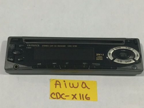Aiwa radio faceplate model cdc-x116   cdcx116 tested good guaranteed