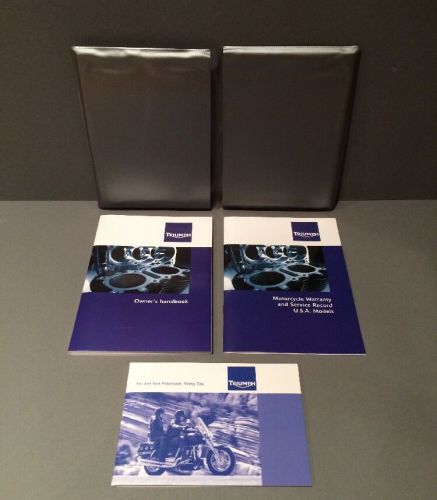 2013 triumph storm motorcycle owners riders manual -triumph storm 2013