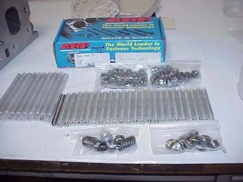 New arp stainless steel head stud kit washers &amp; nuts for sb2.2 chevy #300-4201