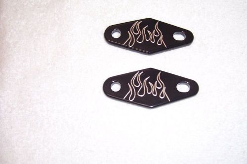 Yamaha banshee gorgeous head header exhaust hangers toomey cpi black flames