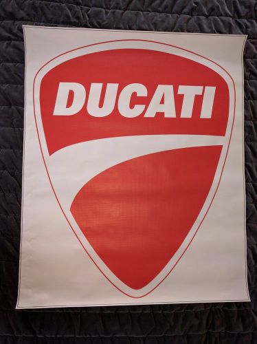 Ducati banner 29" x 35"1/8