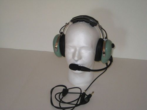 David clark refurbished general aviation headset h10-20 with volume control