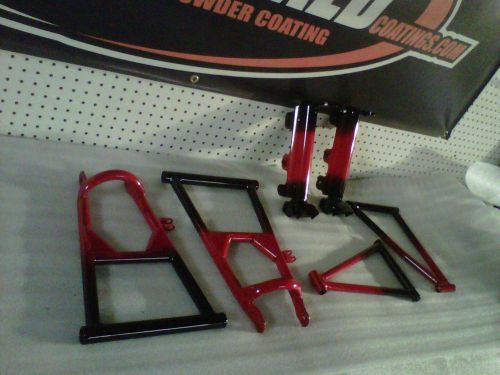 Yamaha arctic cat skidoo polaris snowmobile a-arm xp powder coating services