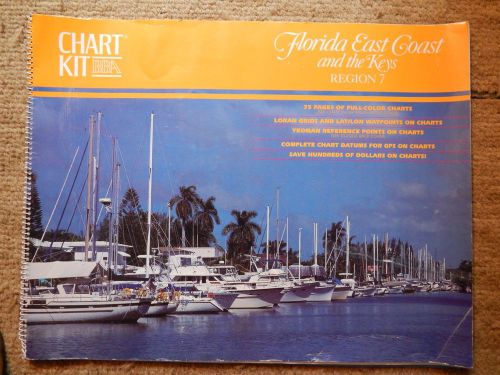 Chart kit bba &#034;florida east coast &amp; keys-region 7 -8th edition-1992