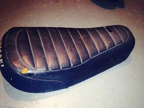 1975 kawasaki ke100 seat
