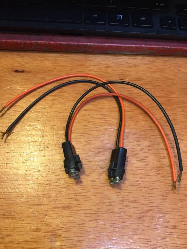Old electroline tail taillight wiring connector art deco scta hot rod coe rat
