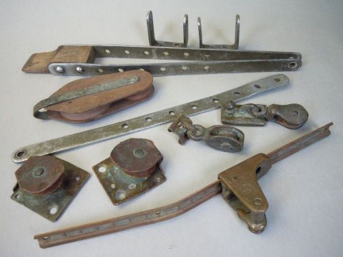Vintage sailboat hardware lot nautical rigging sailing