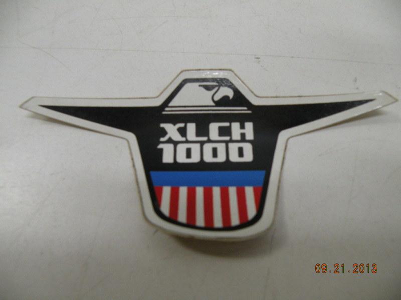 Nos vintage original usa eagle decal sticker harley sportster ironhead xlch 1000