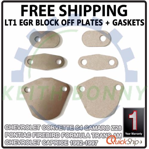 Purchase LT1 Chevy Corvette C4 Camaro Stainless EGR Block Off Plate