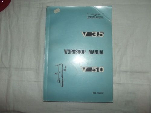 Vintage moto guzzi v35 v50 workshop manual  cod. 19920101