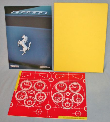 Original ferrari 1994 f 355 berlinetta &amp; 456 gt sales brochure catalog books