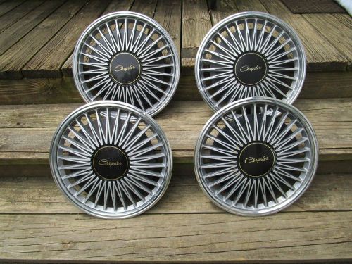 1988 89 90 dodge dynasty &amp; chrysler le baron ,new yorker 90-92 hubcap set of 4