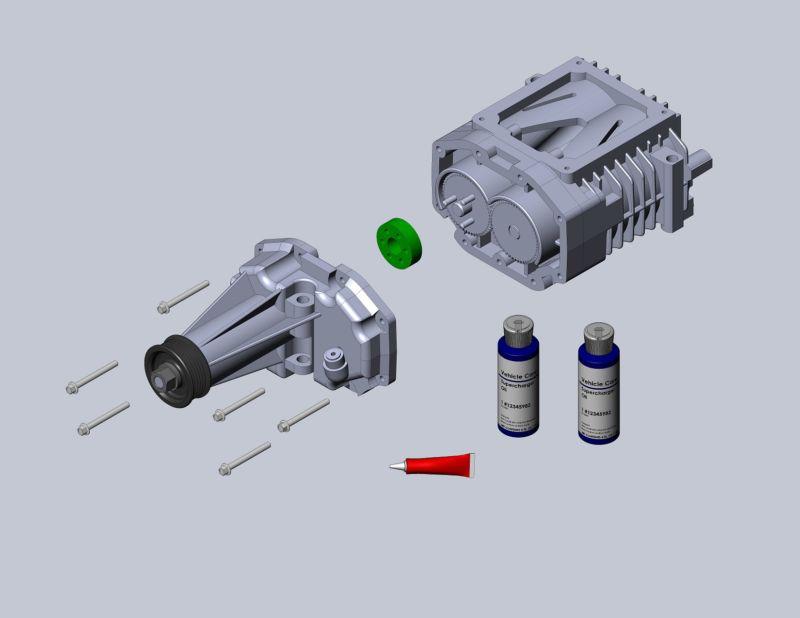 Eaton gm ford supercharger coupler combo w/2 gm oem oil
