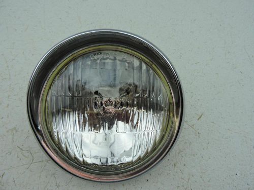 Vintage cev 5" headlight trim ring and lens ducati benelli 186