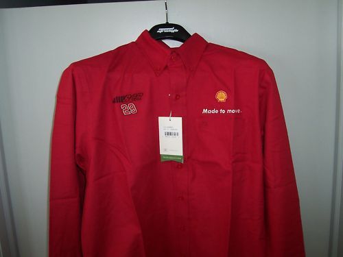 Kevin harvick #29 nascar cutter &amp; buck shirt (new) m&amp;w