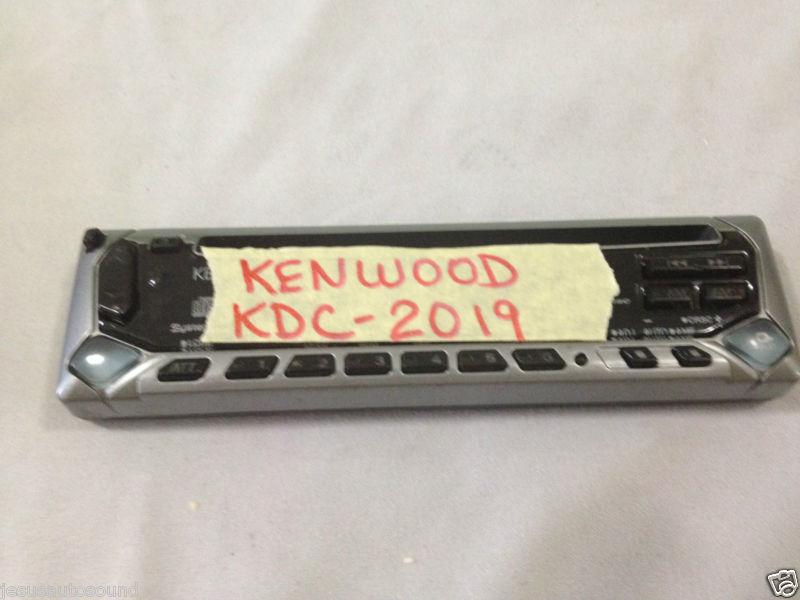 Sale kenwood radio faceplate model kdc-2019  kdc2019  tested good guaranteed