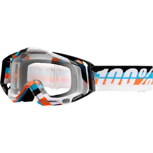 100% racecraft mx/offroad clear lens goggles max martini