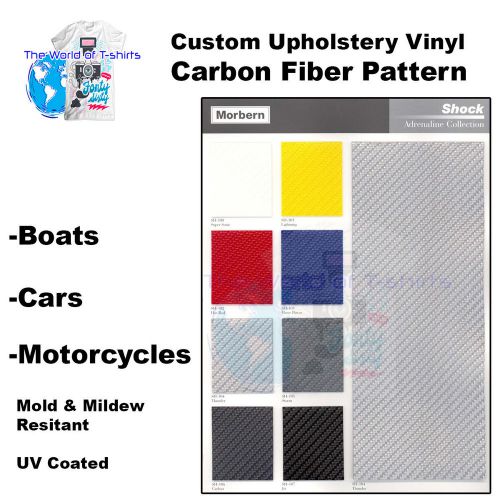 Carbon fiber black marine 54&#034; vinyl mildew &amp; uv resistant
