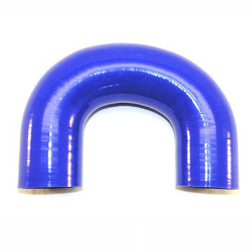 2.5" silicone silicon 180 degree bend elbow blue 2.50"
