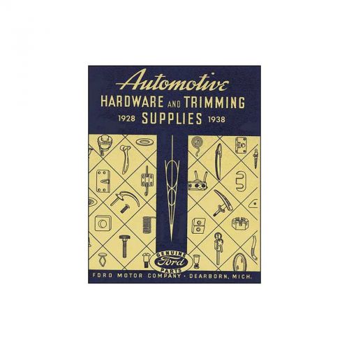Purchase Automotive Hardware and Trimming Supplies 19281938 168