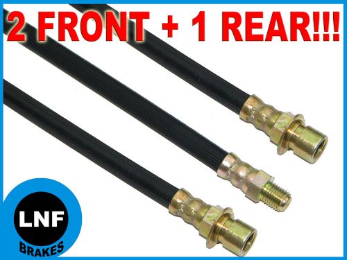 38 39 40 gmc pickup truck t145 ac150 3/4ton t15 1ton - brake hose set x3