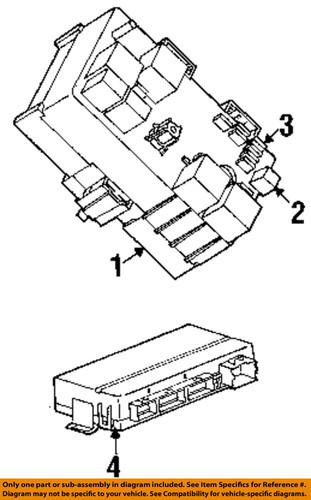 Saturn oem 19116638 body control computer/body control module
