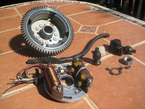 Kawasaki 550 js 440 js sx stator flywheel vinyl sleeve hardware excellent spark!