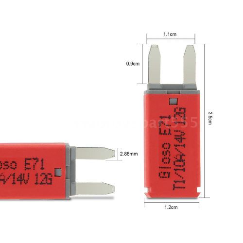 Automatic reset circuit breaker blade fuse 10a for vw audi buick ford new y9p2