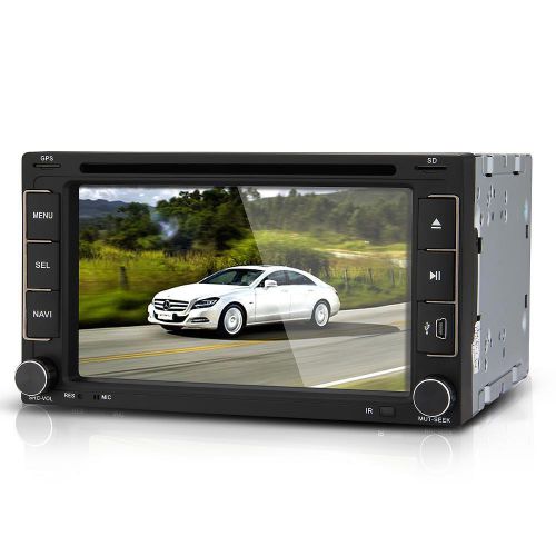 6.2" car dvd player stereo in-dash 2 din bluetooth usb sd for ipod for iphone