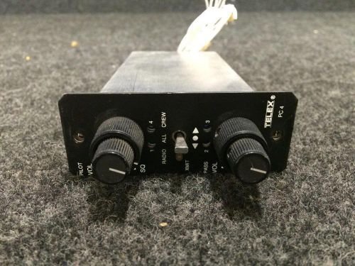 Telex comm aircraft intercom (volts: 14)  p/n 70650-000  m/n pc4