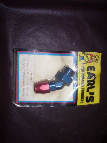 Earl's 844596 #6 to 5/8 sw seal-3/8 invert flare-fuel pump hose end