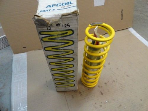 Afc22125 - afco racing 22125 yellow coil-over spring 125 lb. 12&#034; length 2.625&#034;